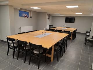 Fritidslokal i Bisittaren låghus.